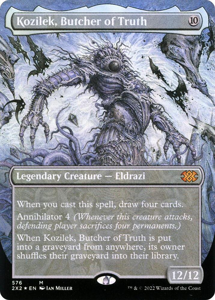 Kozilek Butcher of Truth Textured Foil 576 (Double Masters 2022)  - Foil | Good Games Adelaide SA
