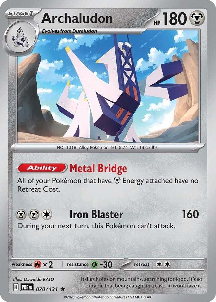 Archaludon (070/131) [Scarlet & Violet: Prismatic Evolutions] | Good Games Adelaide SA