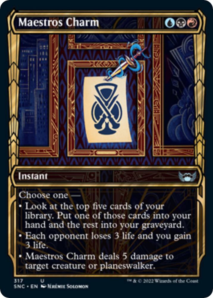 Maestros Charm Showcase 317 (Streets of New Capenna)  - Foil | Good Games Adelaide SA