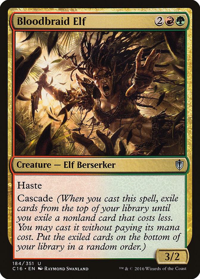 Bloodbraid Elf 184 (Commander 2016)  | Good Games Adelaide SA