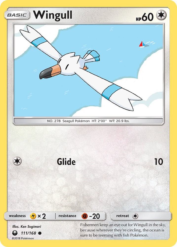 Wingull 111/168 (SM - Celestial Storm)  | Good Games Adelaide SA