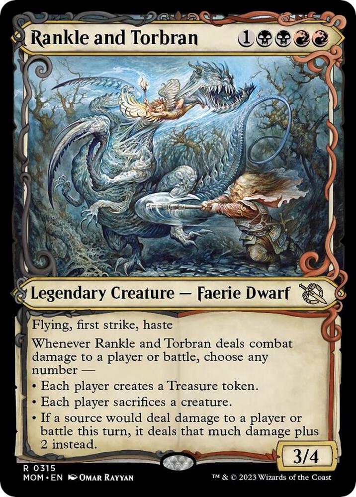 Rankle and Torbran 315 (March of the Machine)  - Showcase Foil | Good Games Adelaide SA