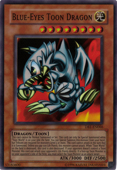 Blue-Eyes Toon Dragon [DB1-EN066] Super Rare | Good Games Adelaide SA