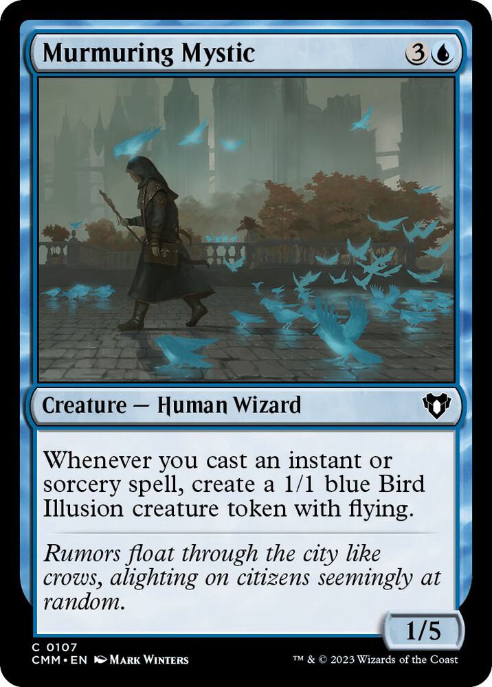 Murmuring Mystic 107 (Commander Masters)  - Foil | Good Games Adelaide SA