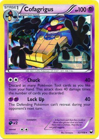 Cofagrigus 52 108 Cracked Ice Holo 052/108 (Deck Exclusives)  - Holofoil | Good Games Adelaide SA