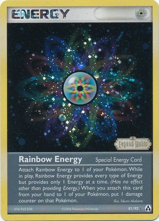 Rainbow Energy (81/92) (Stamped) [EX: Legend Maker] | Good Games Adelaide SA