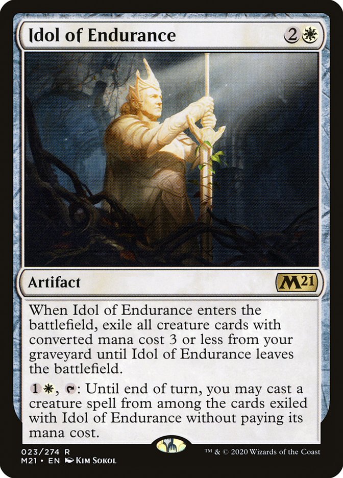 Idol of Endurance 23 (Core Set 2021)  | Good Games Adelaide SA