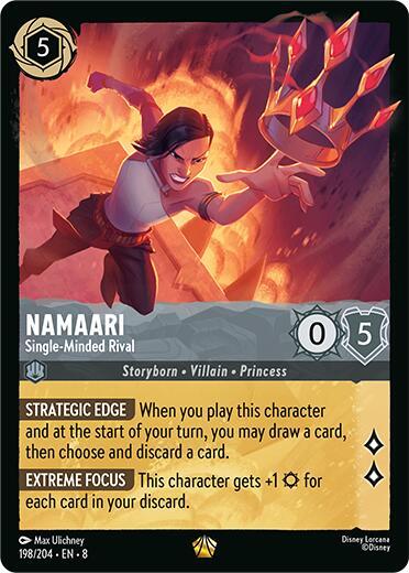 Namaari Single Minded Rival 198/204 (Reign of Jafar)  | Good Games Adelaide SA
