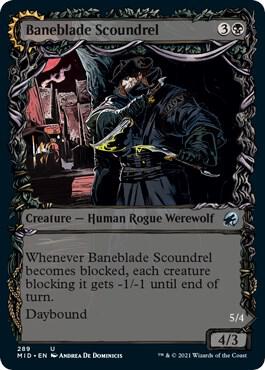 Baneblade Scoundrel Showcase 289 (Innistrad: Midnight Hunt)  | Good Games Adelaide SA