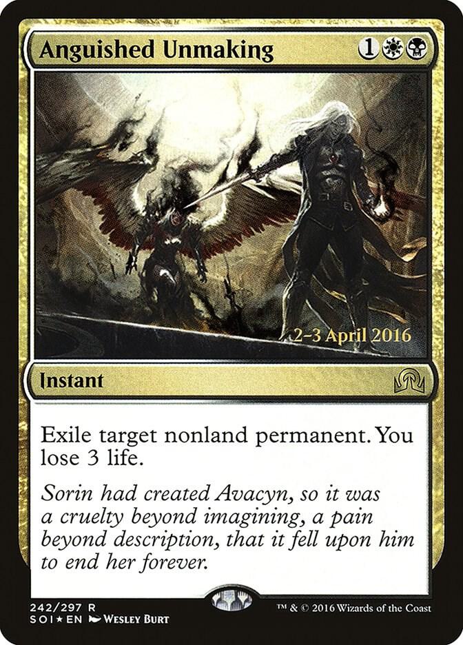 Anguished Unmaking 242 (Prerelease Cards)  - PreRelease Foil | Good Games Adelaide SA