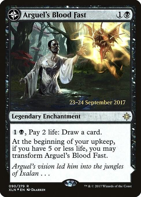Arguel's Blood Fast // Temple of Aclazotz 90 (Prerelease Cards)  - PreRelease Foil | Good Games Adelaide SA