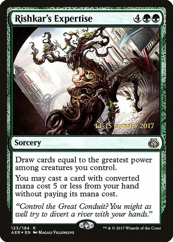 Rishkar's Expertise 123 (Prerelease Cards)  - Foil | Good Games Adelaide SA