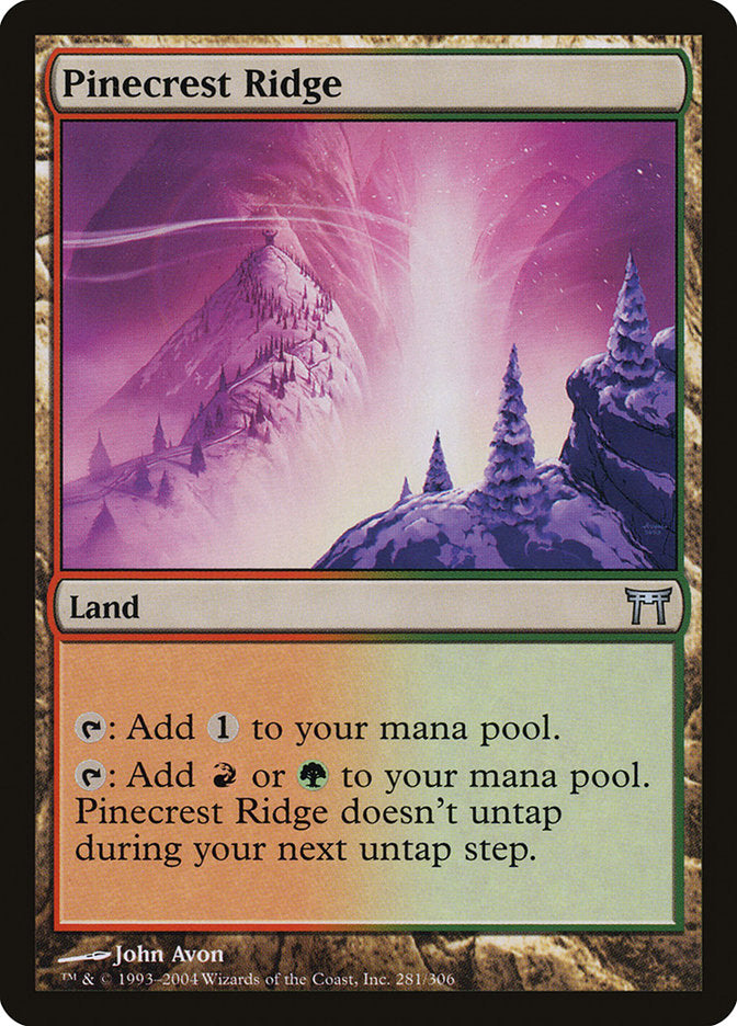 Pinecrest Ridge 281 (Champions of Kamigawa)  - Foil | Good Games Adelaide SA