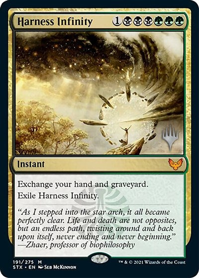 Harness Infinity (Promo Pack) [Strixhaven: School of Mages Promos] | Good Games Adelaide SA
