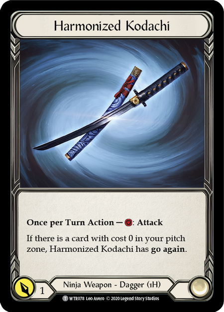 Harmonized Kodachi // Katsu, the Wanderer [U-WTR078 // U-WTR076] (Welcome to Rathe Unlimited)  Unlimited Normal | Good Games Adelaide SA