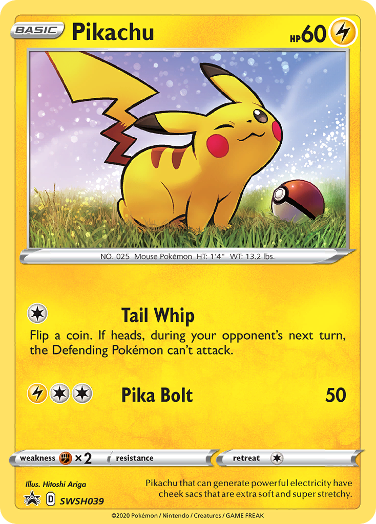 Pikachu (SWSH039) [Sword & Shield: Black Star Promos] | Good Games Adelaide SA