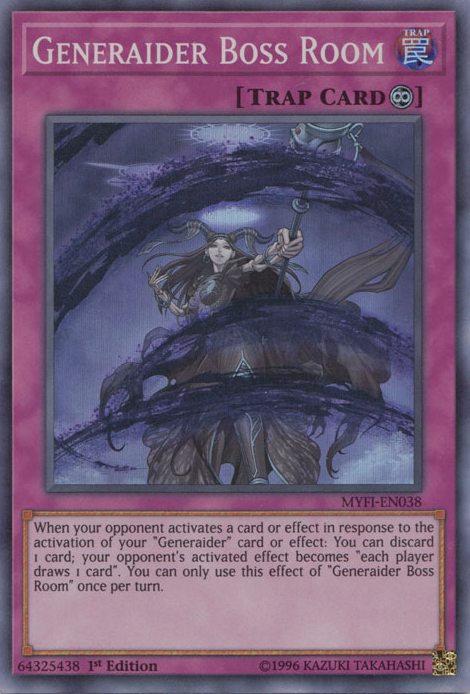 Generaider Boss Room [MYFI-EN038] Super Rare | Good Games Adelaide SA