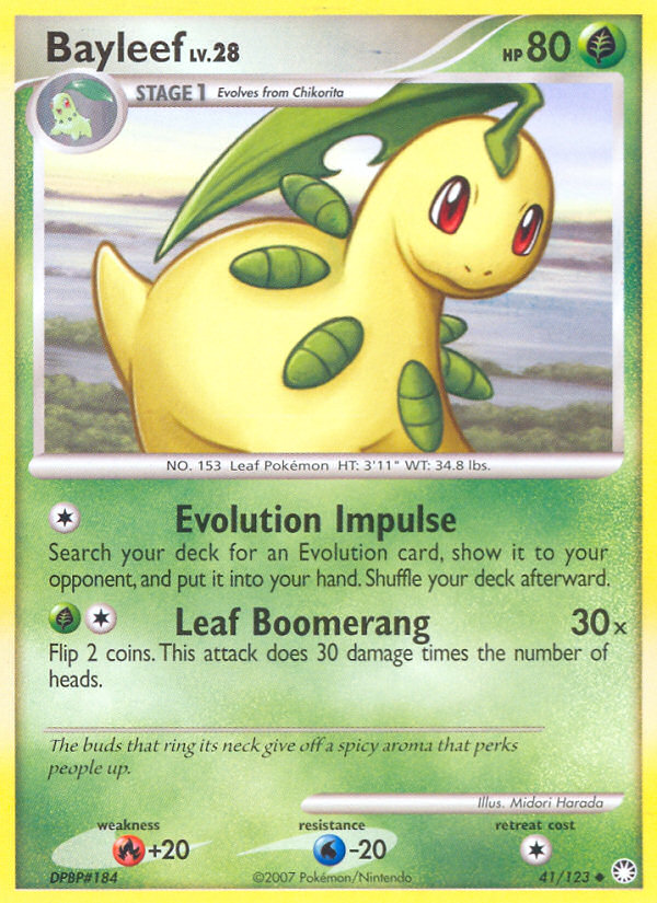 Bayleef (41/123) [Diamond & Pearl: Mysterious Treasures] | Good Games Adelaide SA