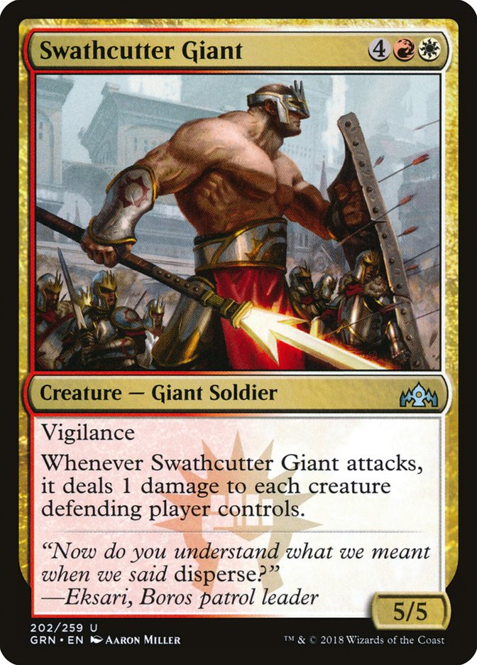 Swathcutter Giant 202 (Guilds of Ravnica)  | Good Games Adelaide SA