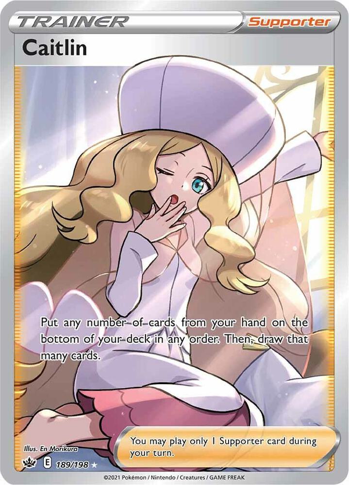 Caitlin Full Art 189/198 (SWSH06: Chilling Reign)  - Holofoil | Good Games Adelaide SA