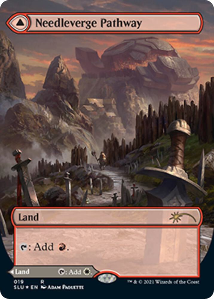 Needleverge Pathway // Pillarverge Pathway 19 (Secret Lair Series)  - Borderless Foil | Good Games Adelaide SA