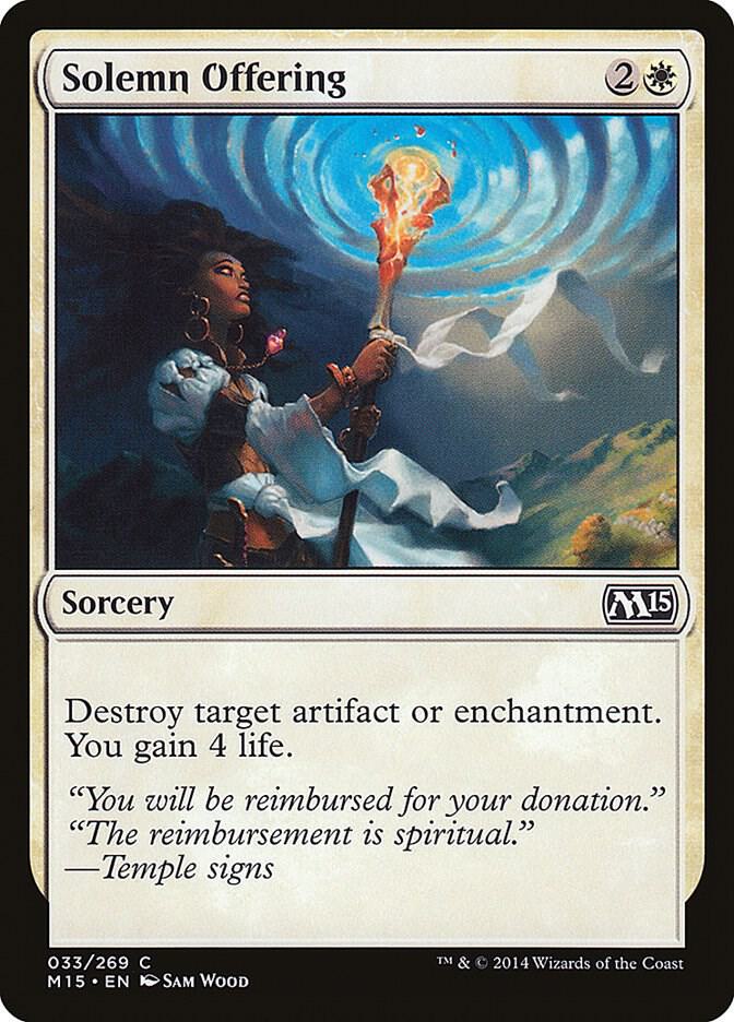 Solemn Offering 33 (Magic 2015 (M15))  | Good Games Adelaide SA