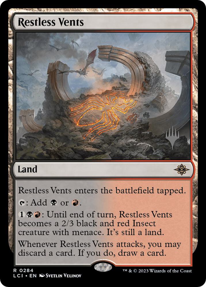 Restless Vents 284 (Promo Pack: The Lost Caverns of Ixalan)  - Foil | Good Games Adelaide SA