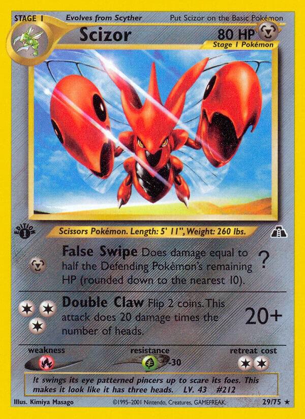 Scizor 29/75 (Neo Discovery)  - 1st Edition | Good Games Adelaide SA