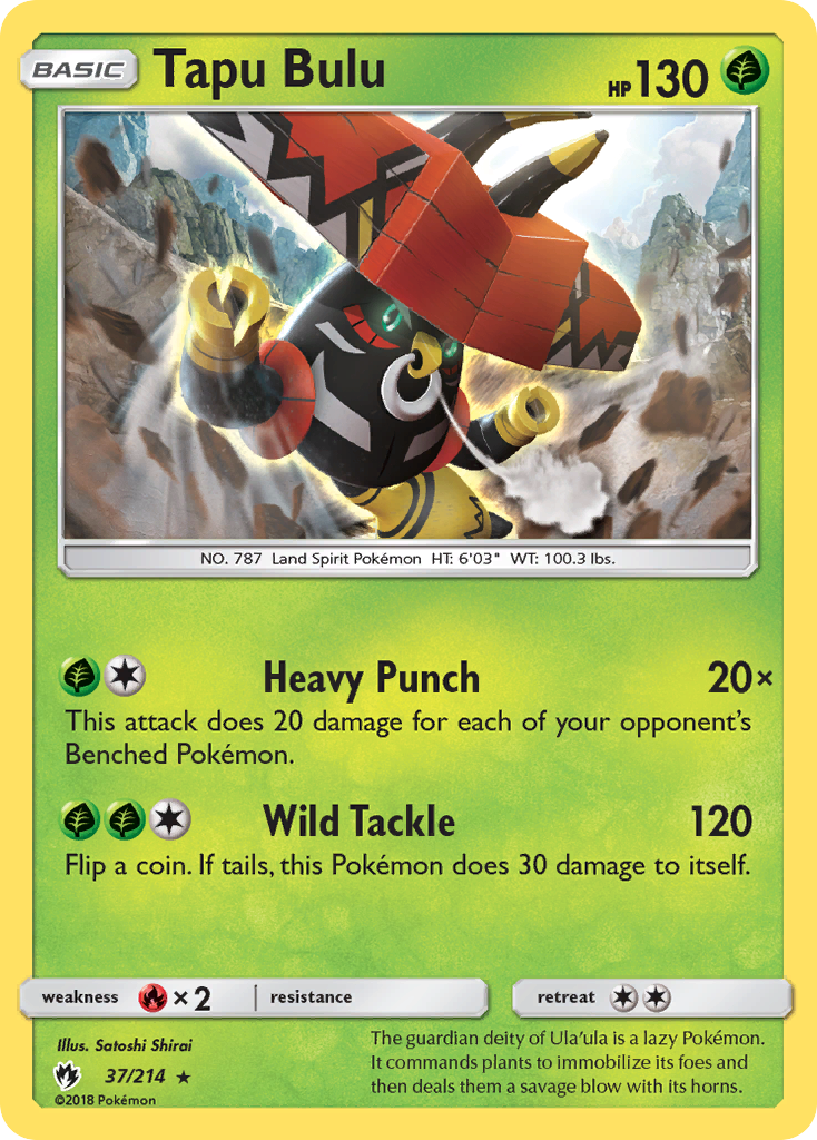 Tapu Bulu (37/214) [Sun & Moon: Lost Thunder] | Good Games Adelaide SA
