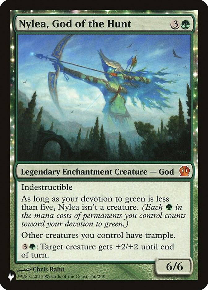 Nylea God of the Hunt 166/249 (The List Reprints)  | Good Games Adelaide SA