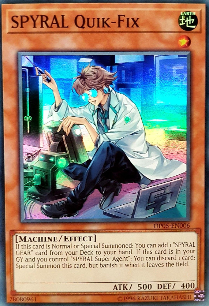 SPYRAL Quik-Fix [OP05-EN006] Super Rare | Good Games Adelaide SA