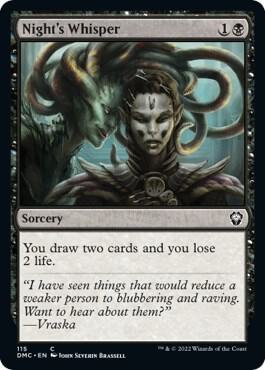 Nights Whisper 115 (Commander: Dominaria United)  | Good Games Adelaide SA