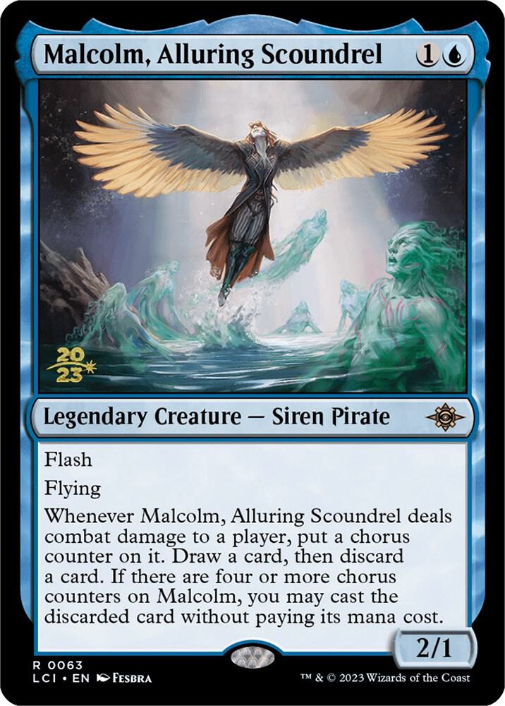 Malcolm Alluring Scoundrel 63 (Prerelease Cards)  - Foil | Good Games Adelaide SA