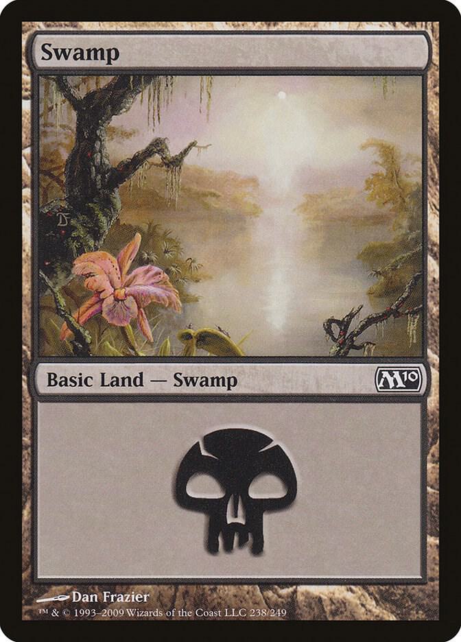 Swamp 238/249 (Magic 2010 (M10))  - Foil | Good Games Adelaide SA