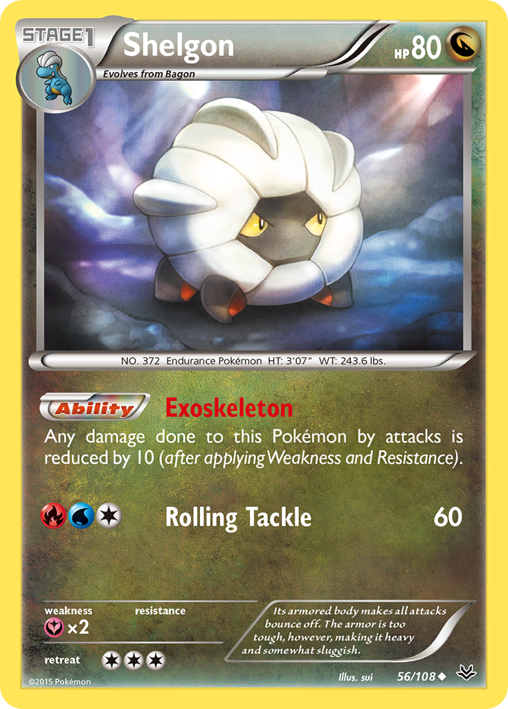 Shelgon (56/108) [XY: Roaring Skies] | Good Games Adelaide SA