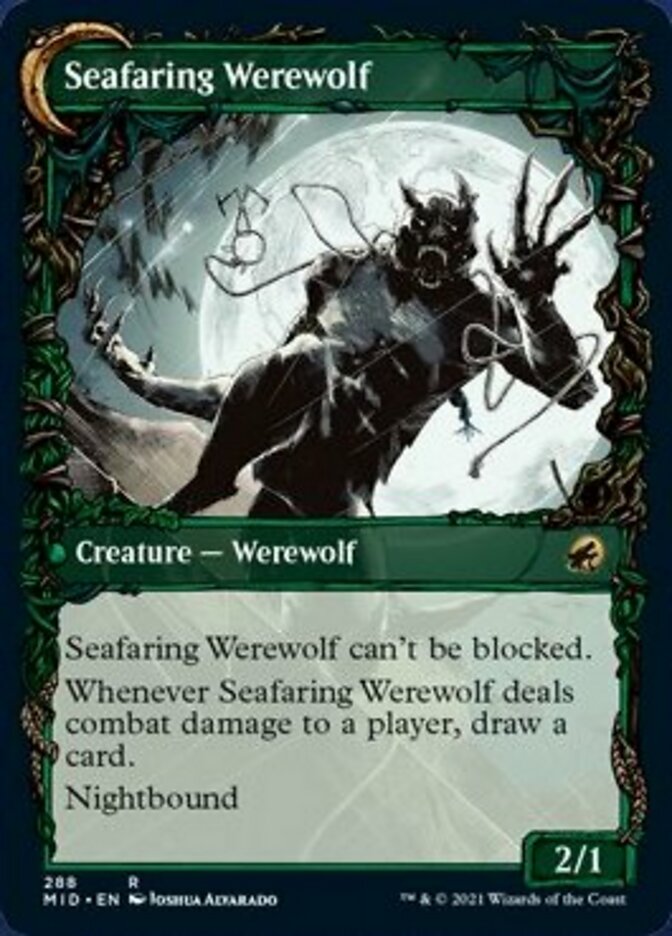 Suspicious Stowaway // Seafaring Werewolf (Showcase Equinox) [Innistrad: Midnight Hunt] | Good Games Adelaide SA