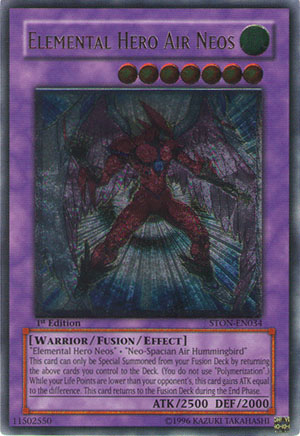 Elemental Hero Air Neos [STON-EN034] Ultimate Rare | Good Games Adelaide SA