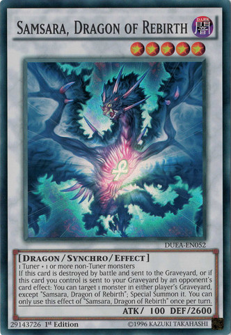 Samsara, Dragon of Rebirth [DUEA-EN052] Super Rare | Good Games Adelaide SA
