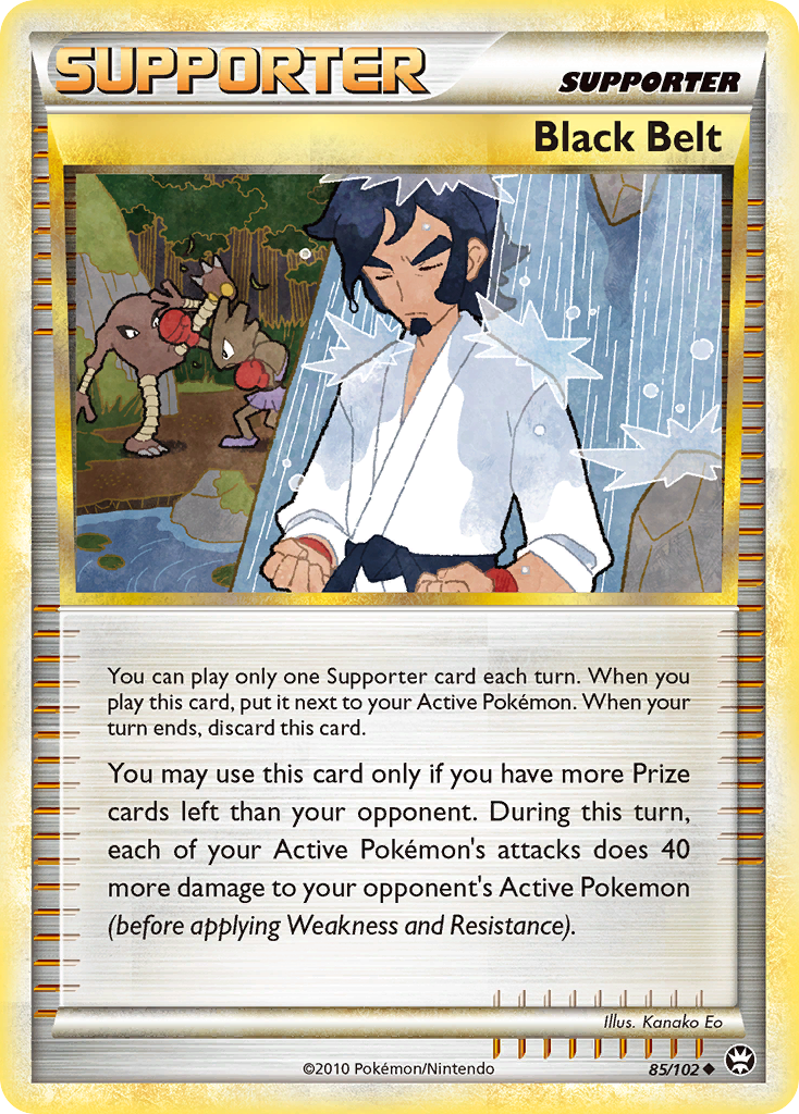 Black Belt (85/102) [HeartGold & SoulSilver: Triumphant] | Good Games Adelaide SA