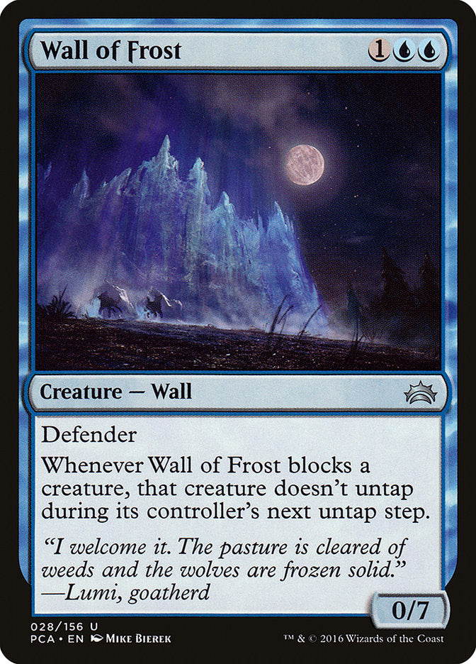 Wall of Frost [Planechase Anthology] | Good Games Adelaide SA