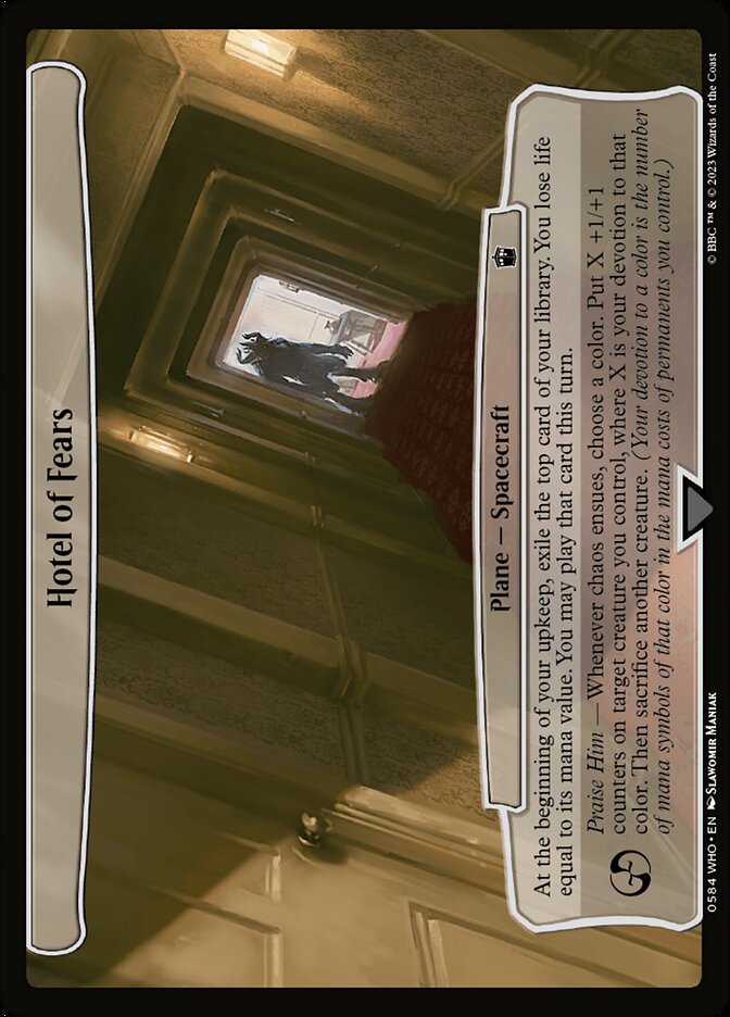 Hotel of Fears 584 (Planechase: Universes Beyond: Doctor Who)  | Good Games Adelaide SA