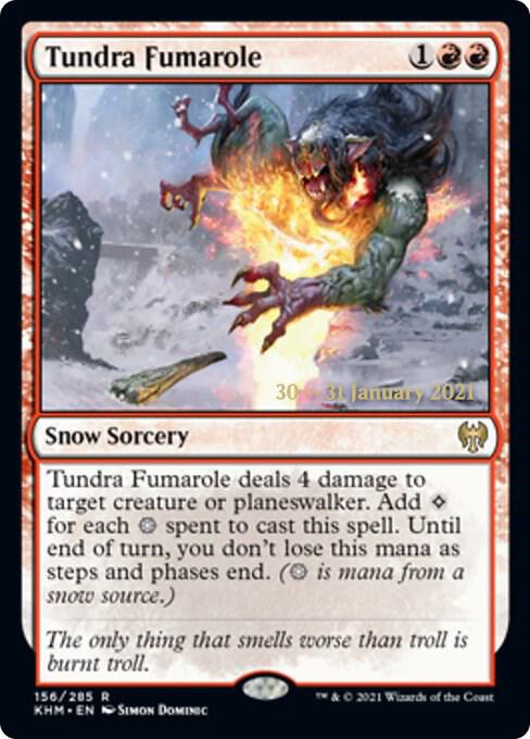 Tundra Fumarole 156 (Prerelease Cards)  - Foil | Good Games Adelaide SA