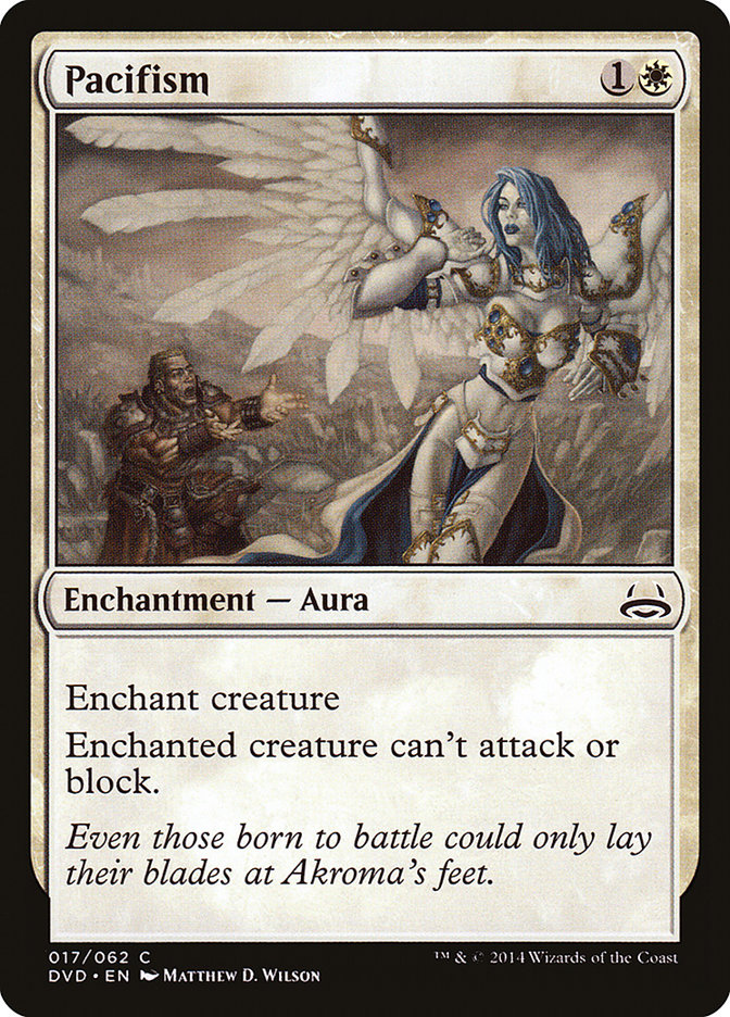 Pacifism (Divine vs. Demonic) [Duel Decks Anthology] | Good Games Adelaide SA