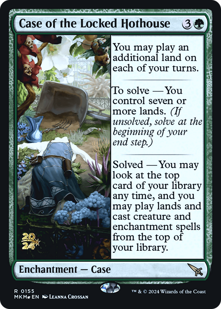 Case of the Locked Hothouse [Murders at Karlov Manor Prerelease Promos] | Good Games Adelaide SA