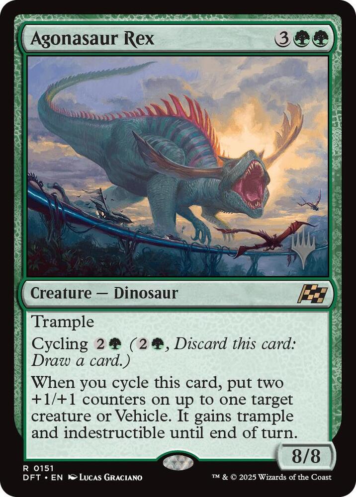 Agonasaur Rex 151 (Promo Pack: Aetherdrift)  - Foil | Good Games Adelaide SA