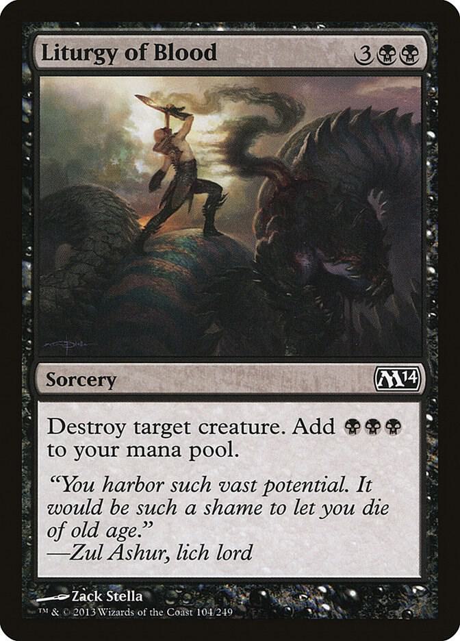 Liturgy of Blood 104 (Magic 2014 (M14))  | Good Games Adelaide SA
