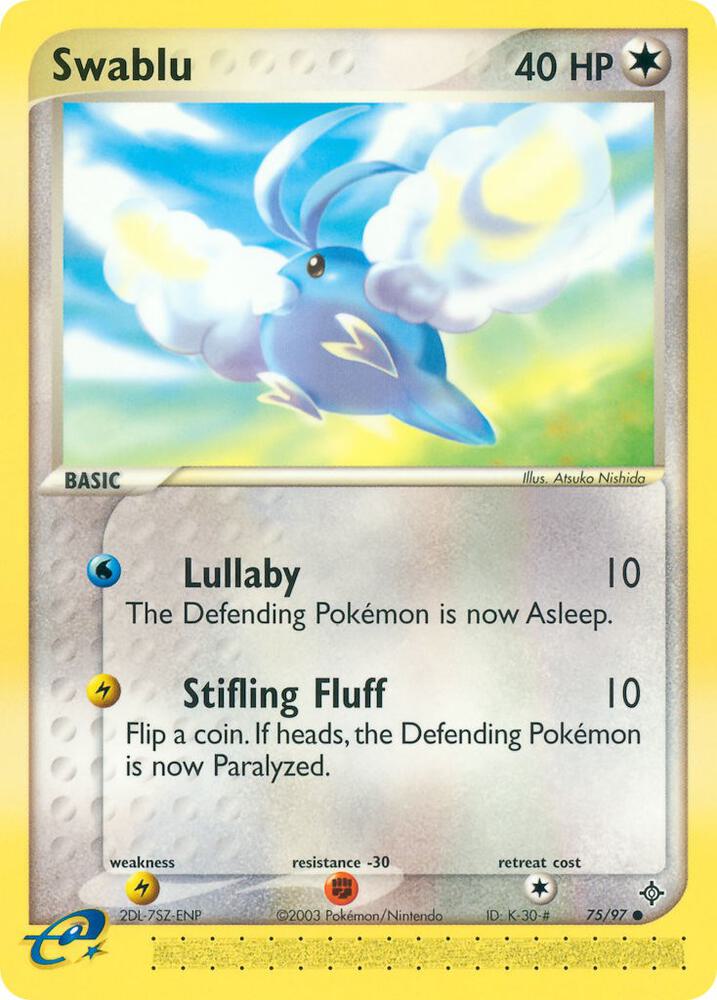 Swablu 75/97 (Dragon)  - Reverse Holofoil | Good Games Adelaide SA