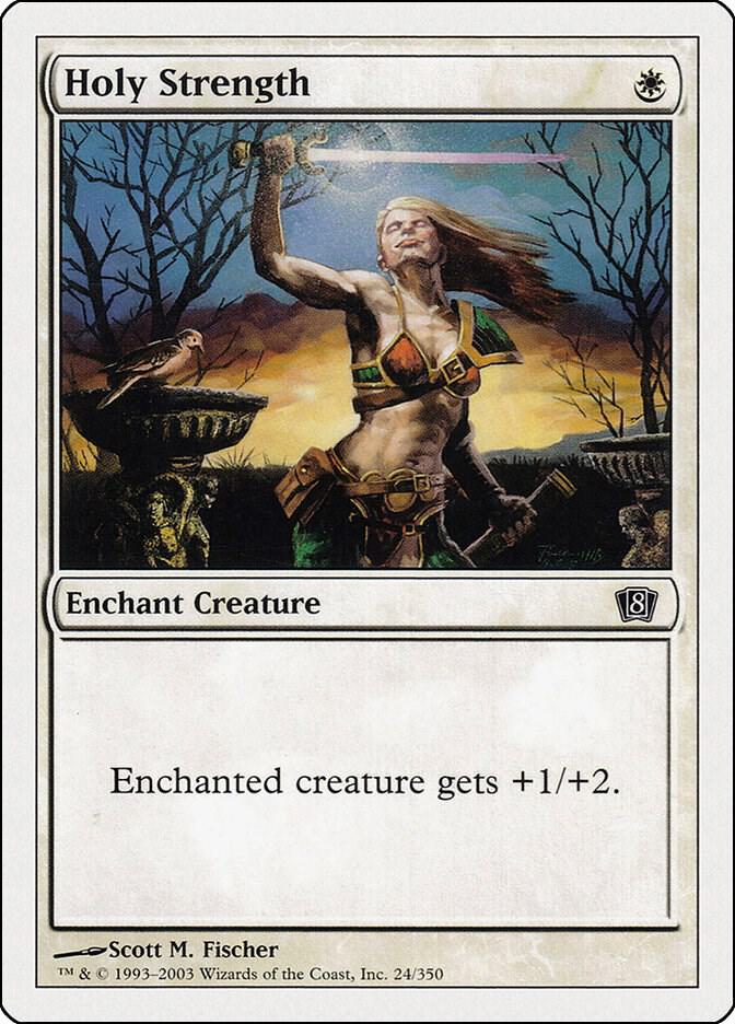 Holy Strength 24 (8th Edition)  - Foil | Good Games Adelaide SA