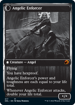 Enduring Angel // Angelic Enforcer [Innistrad: Double Feature] | Good Games Adelaide SA