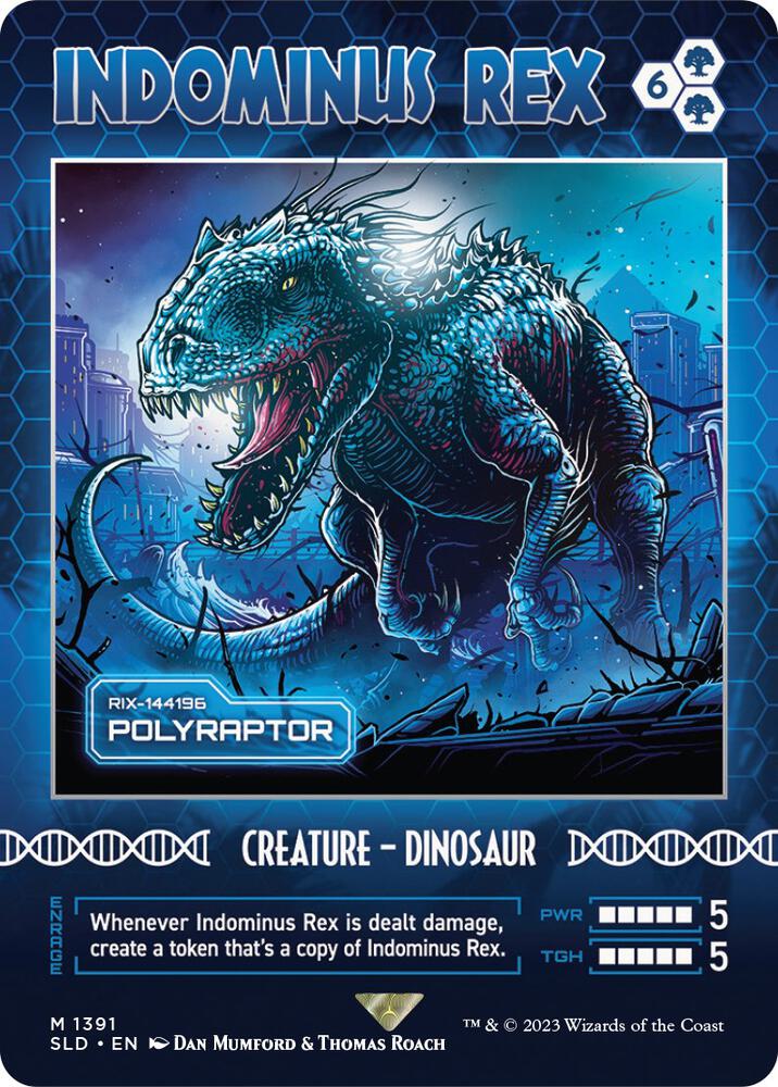 Indominus Rex Polyraptor 1391 (Secret Lair Drop Series)  | Good Games Adelaide SA